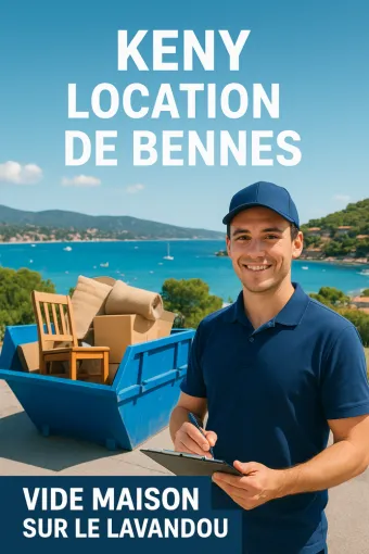 🏡 Vide maison et débarras au Lavandou, Cuers, Keny Location de Benne